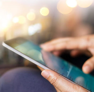 a man holding phone in his hands