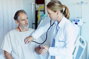 Doctor patient doing patient DOT