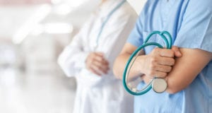 Team of doctors in clinic