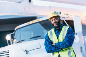 A Driver with Truck